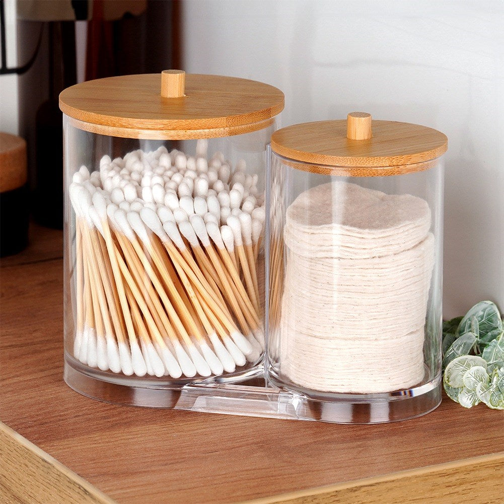 Container for cotton buds and cosmetic pads