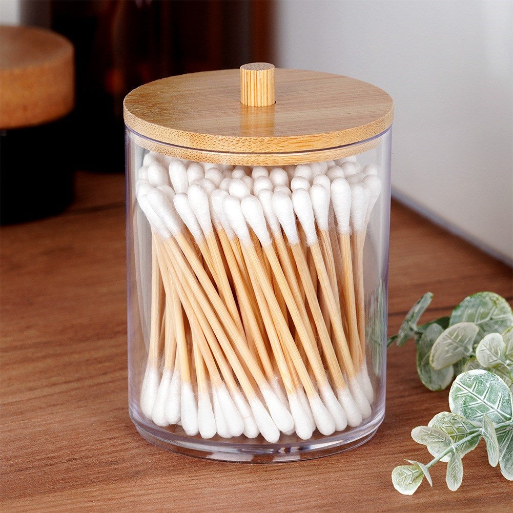 Container for cotton buds and cosmetic pads