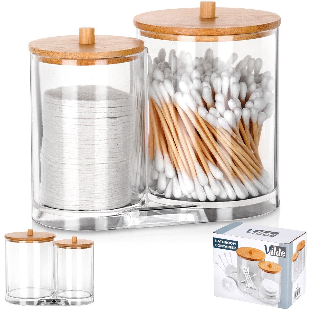 Container for cotton buds and cosmetic pads
