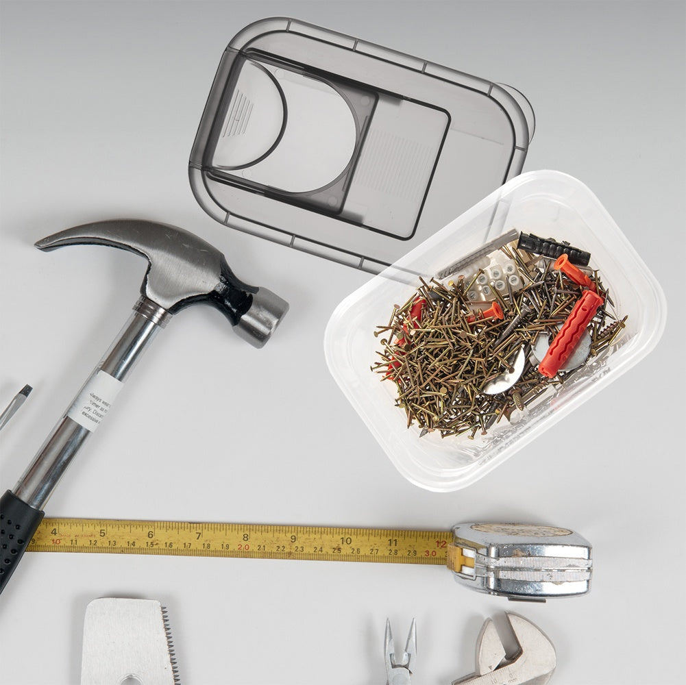 Container for loose products with dispenser GREY 1.3 l