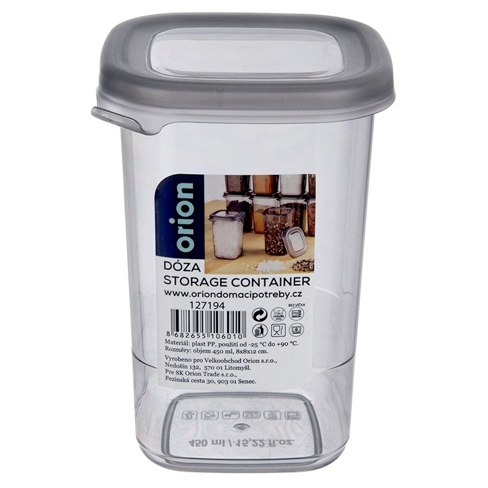 Container for loose products with lid 450 ml