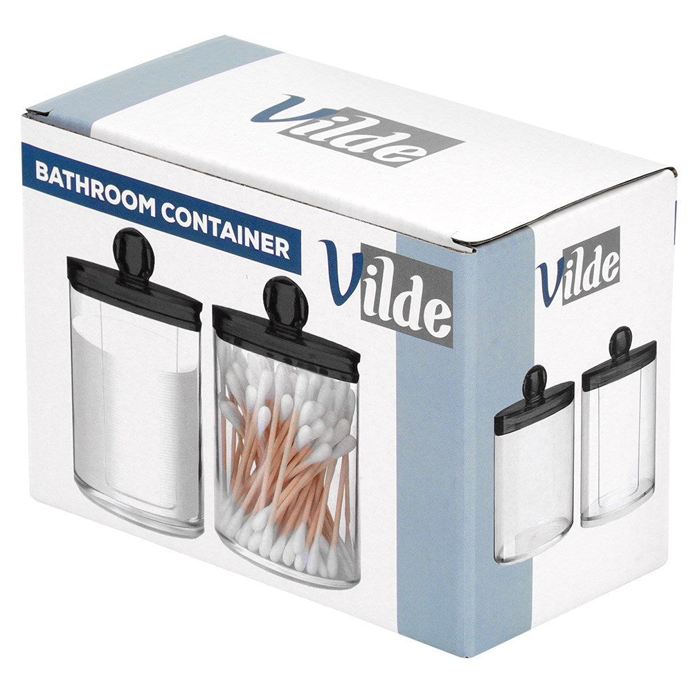 Container for sticks and cosmetic pads 2 pcs.