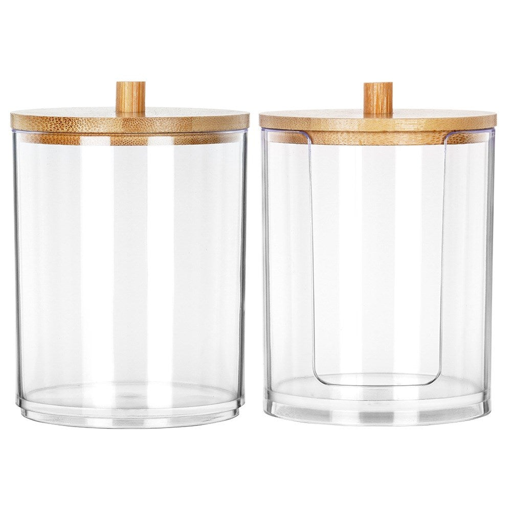 Container for sticks and cosmetic pads 2 pcs.