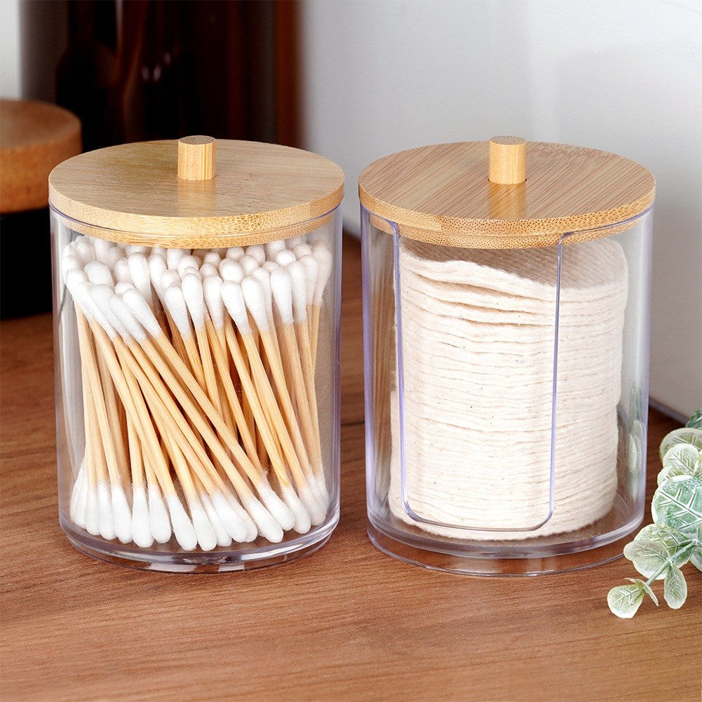 Container for sticks and cosmetic pads 2 pcs.