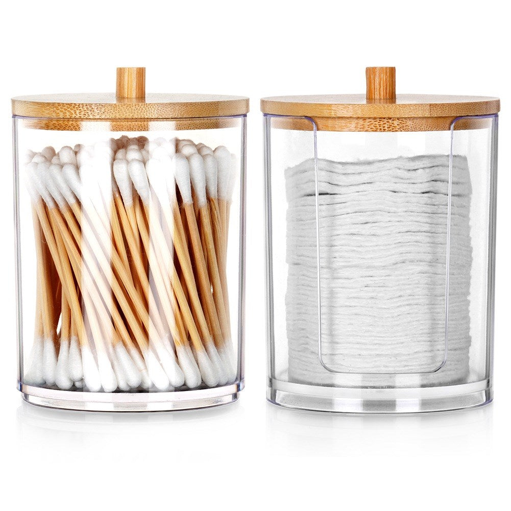 Container for sticks and cosmetic pads 2 pcs.