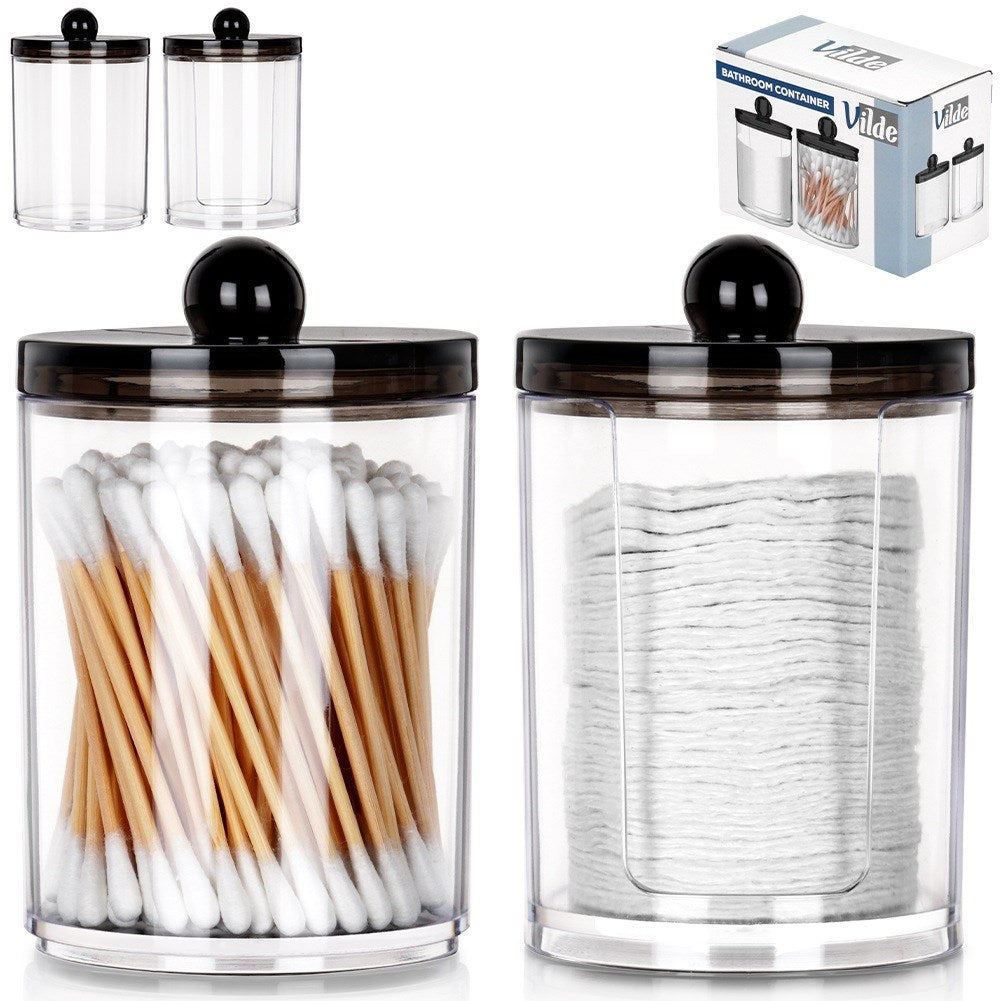 Container for sticks and cosmetic pads 2 pcs.
