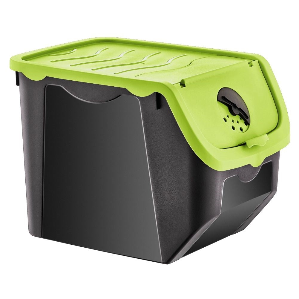 Container with clip lid and ventilation for fruit & vegetables