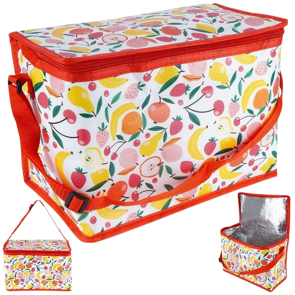 Convenient cooler bag for hot and cold meals on trips