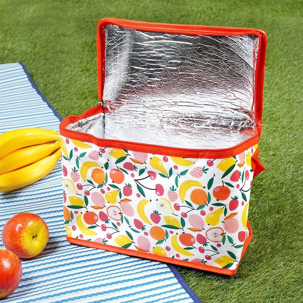 Convenient cooler bag for hot and cold meals on trips