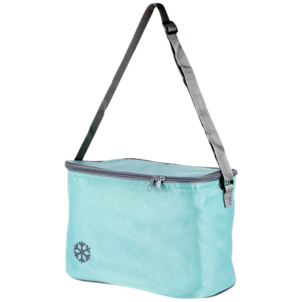 Convenient cooler bag for hot and cold meals with zipper