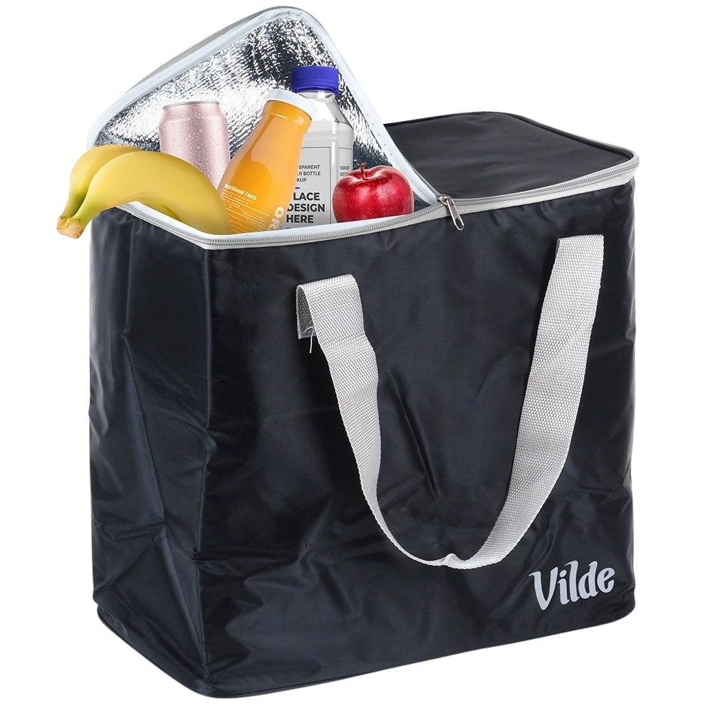 Convenient cooler bag for meals and drinks, hot and cold.