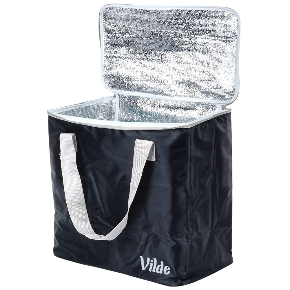 Convenient cooler bag for meals and drinks, hot and cold.
