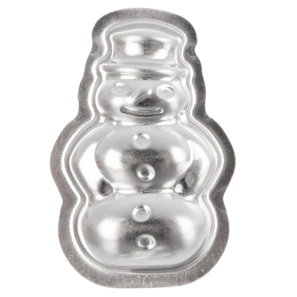 Cookie Cutters Set, Steel, Snowman Shape, 20 Pcs