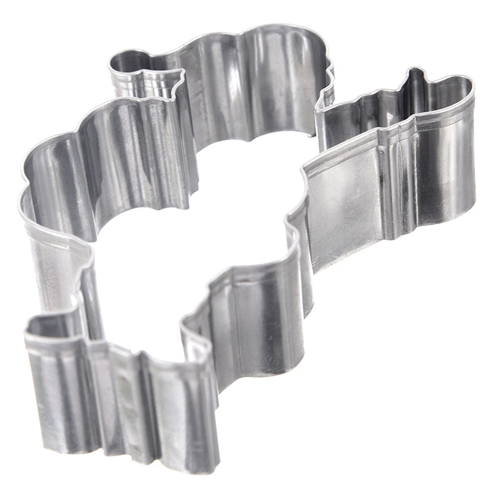 Cookie cutter steel Santa 7.3 cm