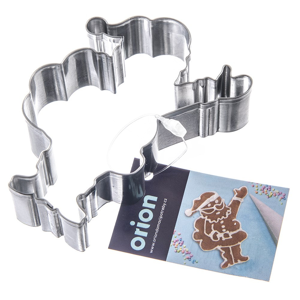 Cookie cutter steel Santa 7.3 cm