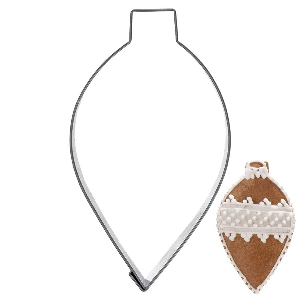 Cookie cutter steel bauble 9 cm