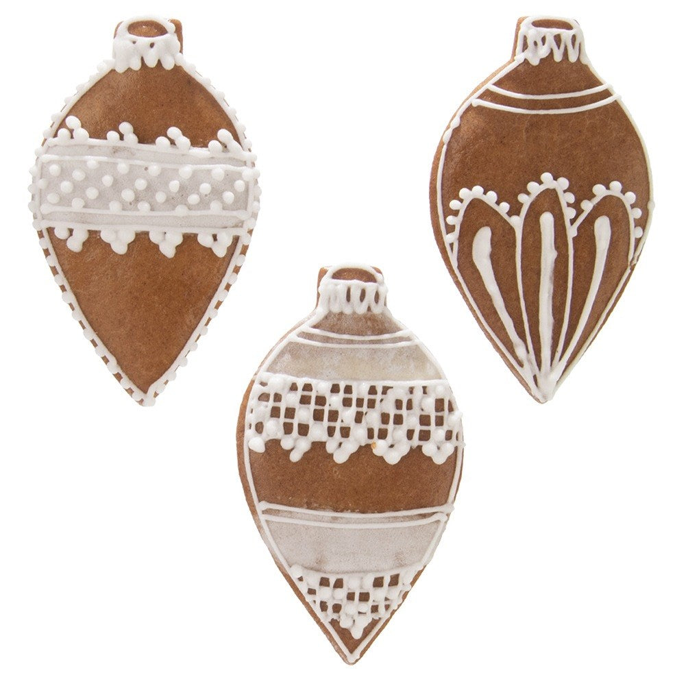 Cookie cutter steel bauble 9 cm