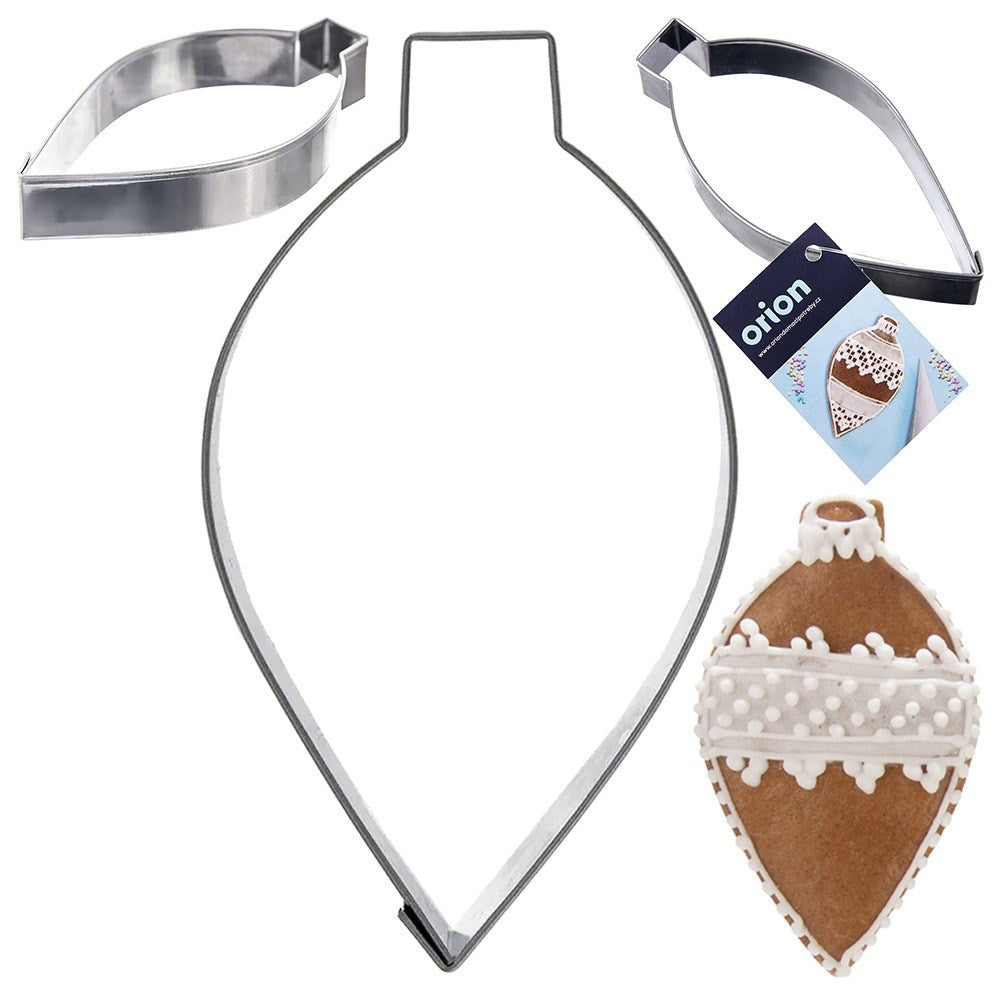 Cookie cutter steel bauble 9 cm