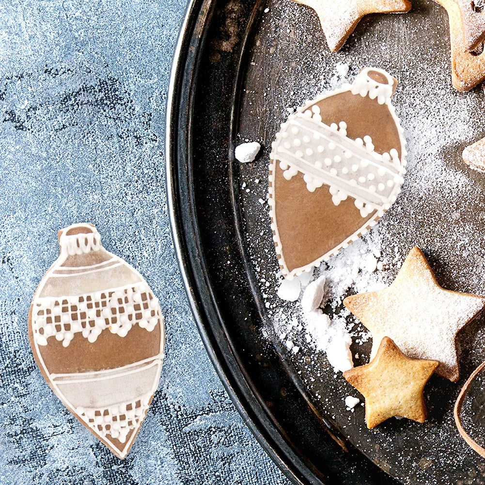 Cookie cutter steel bauble 9 cm