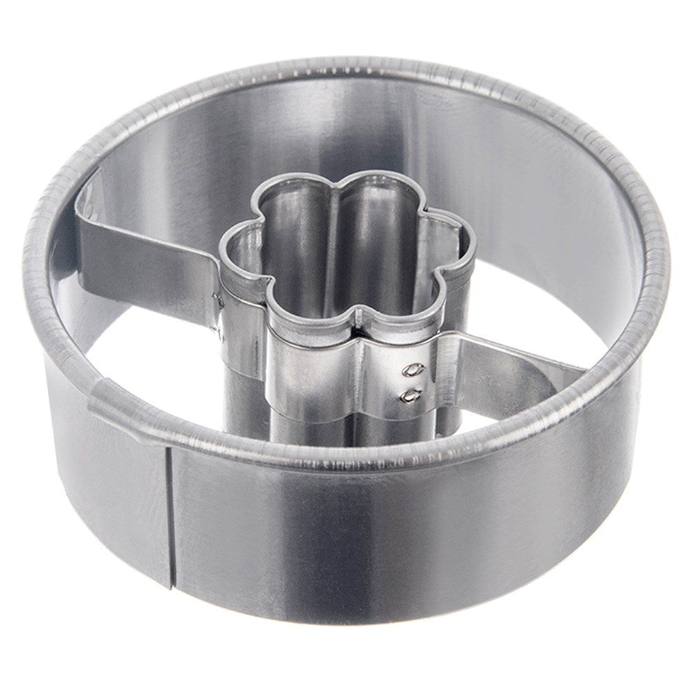 Cookie cutter steel circle flower 4.5 cm