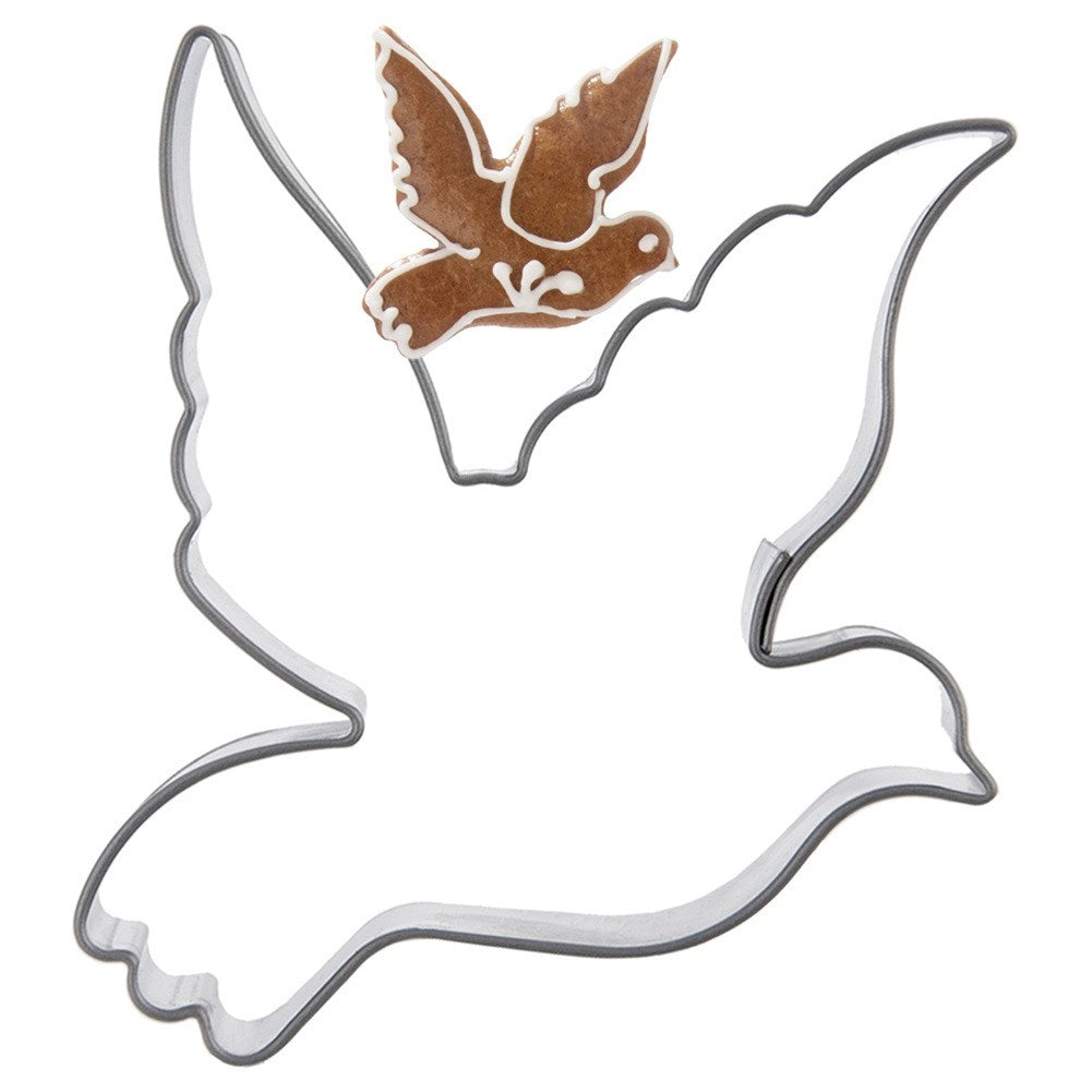 Cookie cutter steel dove 6 cm