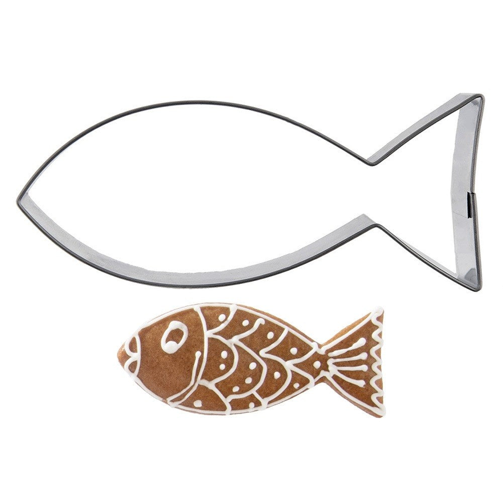 Cookie cutter steel fish 9 cm