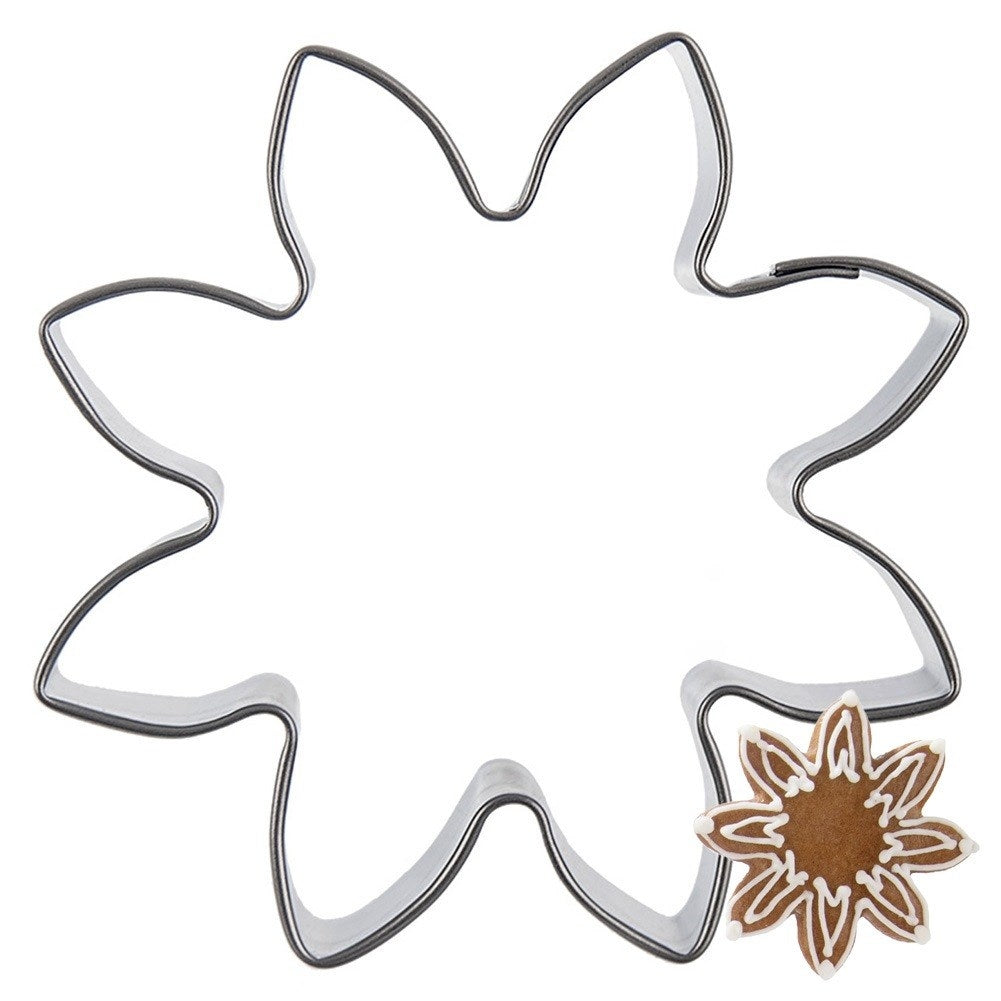 Cookie cutter steel flower 6 cm