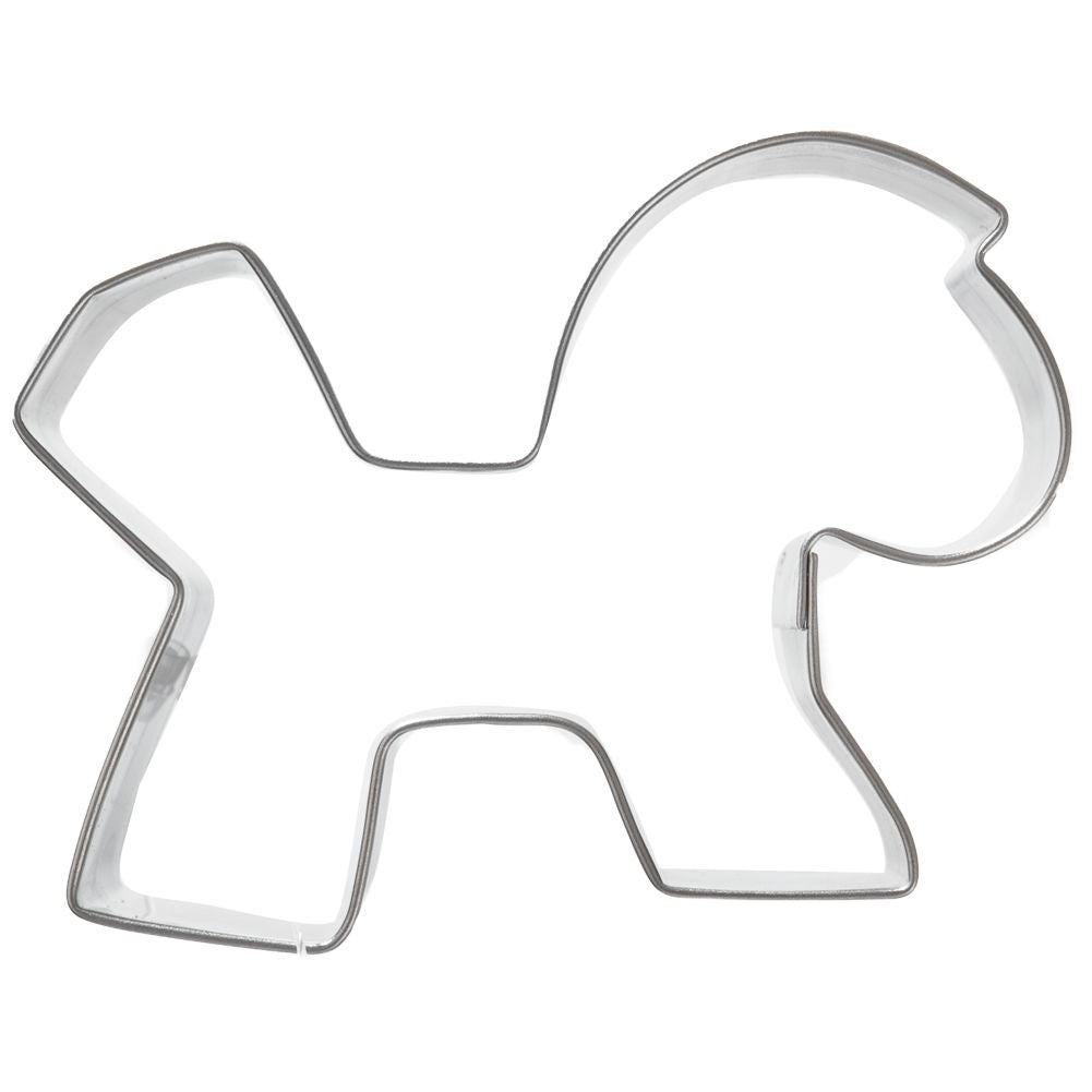 Cookie cutter steel horse 6.5 cm