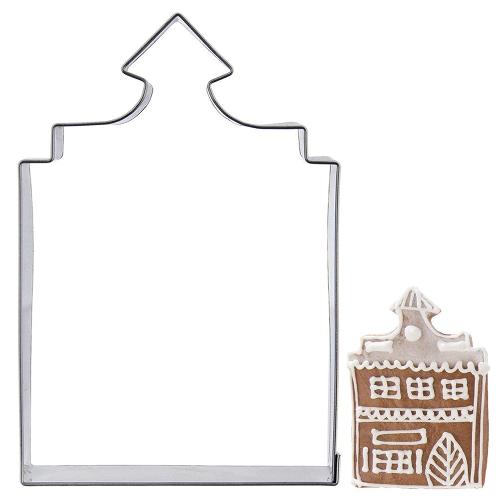 Cookie cutter steel house 10 cm