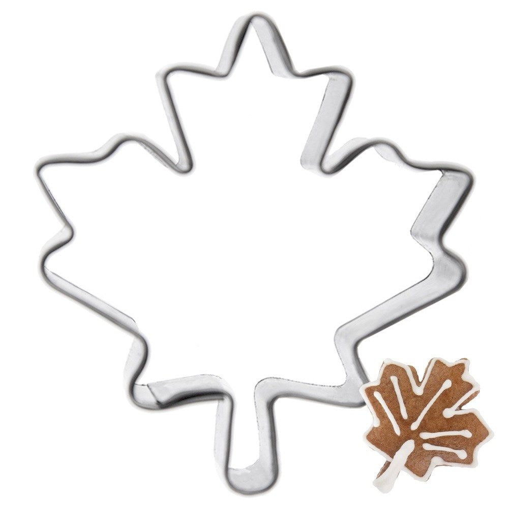 Cookie cutter steel leaf 4 cm