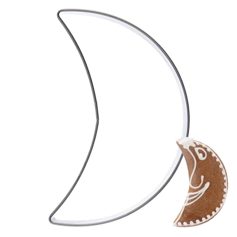Cookie cutter steel moon 6 cm