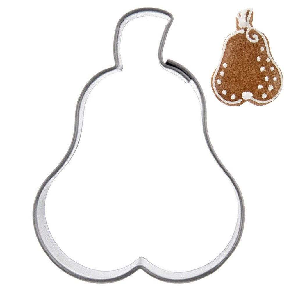 Cookie cutter steel pear 4.5 cm