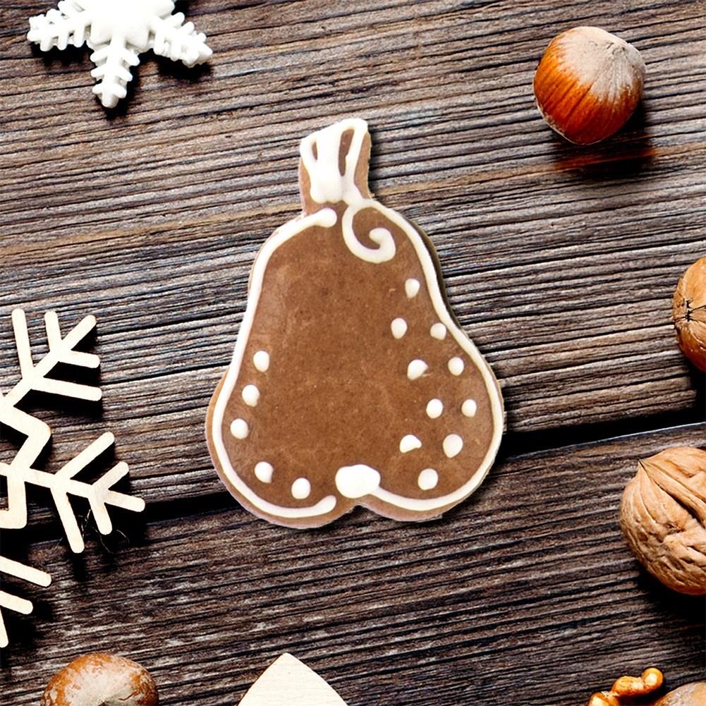 Cookie cutter steel pear 4.5 cm