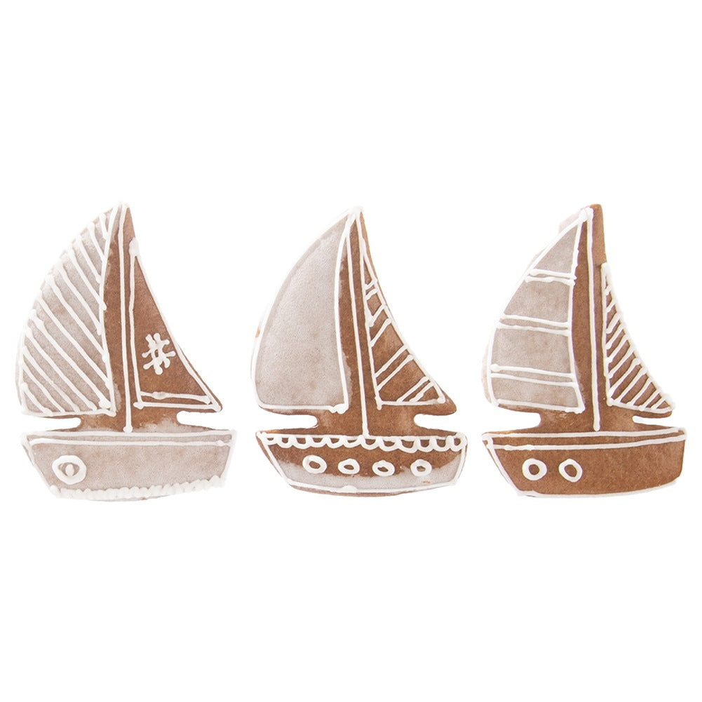 Cookie cutter steel sailboat 8.5 cm