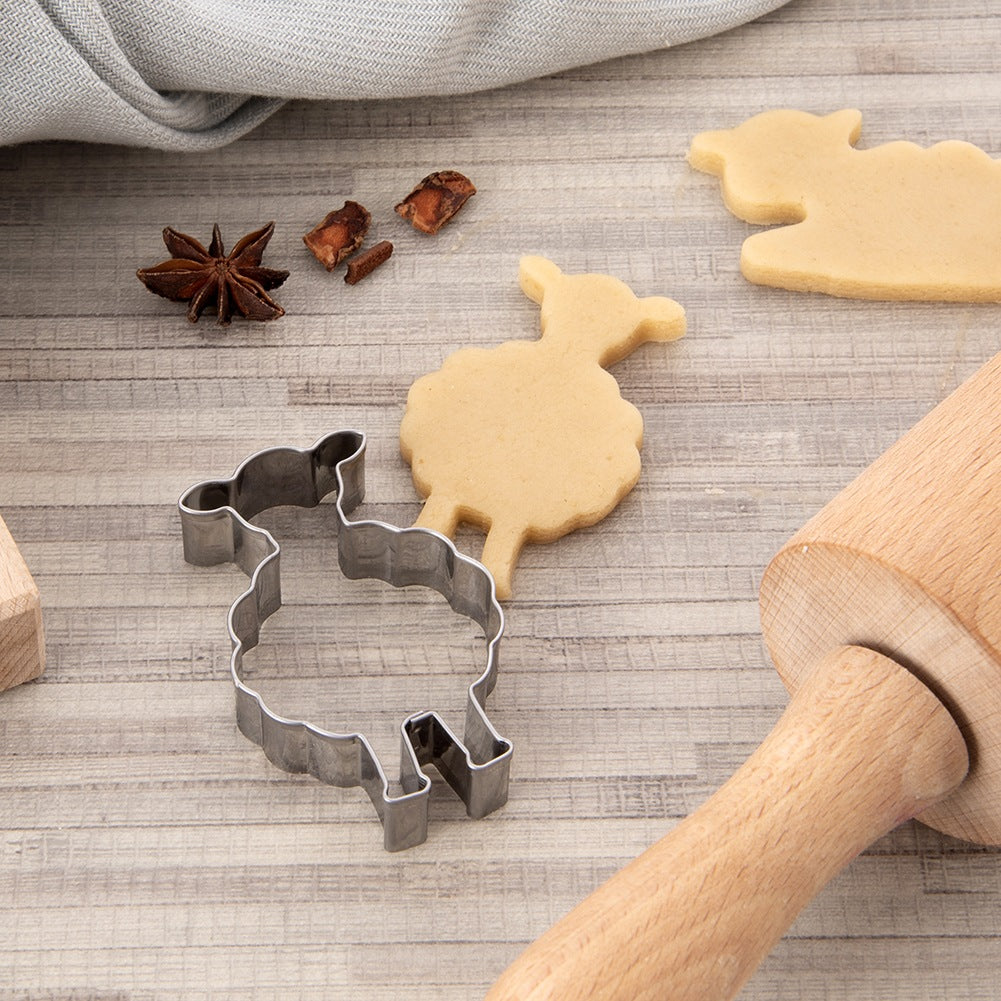 Cookie cutter steel sheep 7 cm