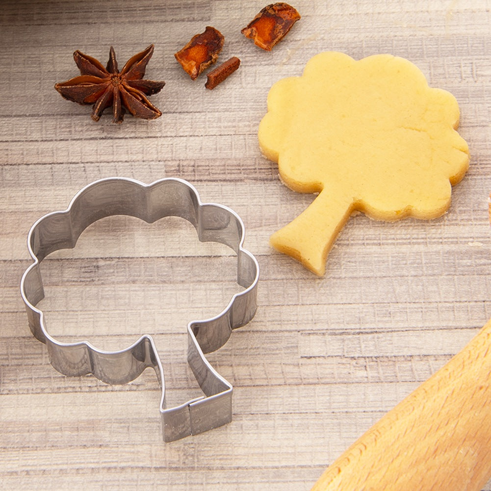Cookie cutter steel tree 6 cm