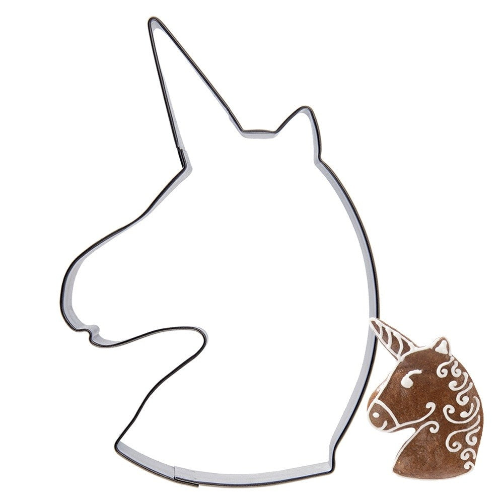 Cookie cutter steel unicorn 9 cm