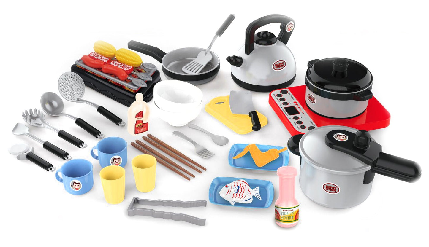 Cooking Grill Set 40 pcs. led sound