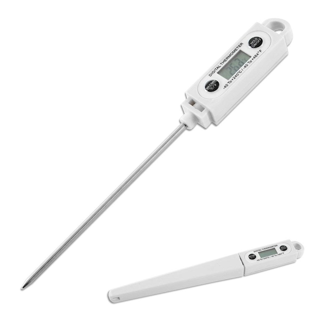 Cooking thermometer with probe for perfect meat temperature