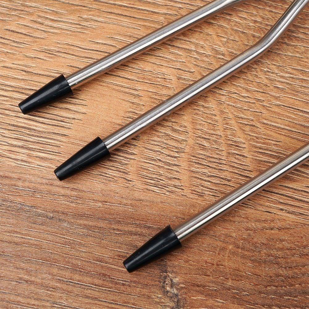 Cooking thermometer with sticks and forks