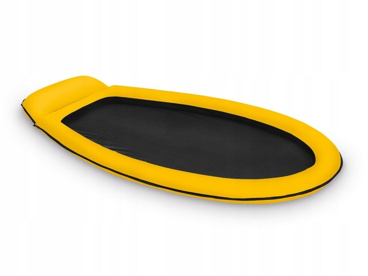 Cooling beach mattress with mesh for swimming, yellow 58836 INTEX