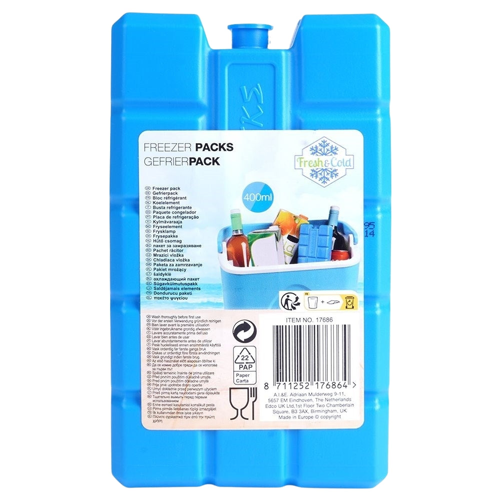 Cooling insert for cooler bag - 400 ml, health safe