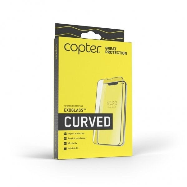 Copter Exoglass Curved Edition for iPhone 14 Pro Max - Black