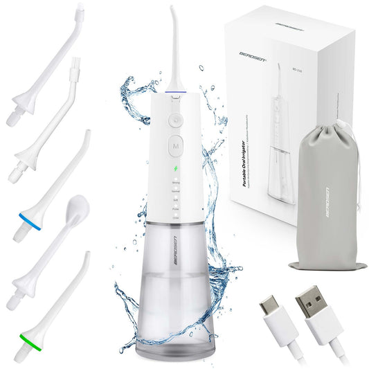 Cordless Dental Water Flosser, 5 Modes, 300ml Tank
