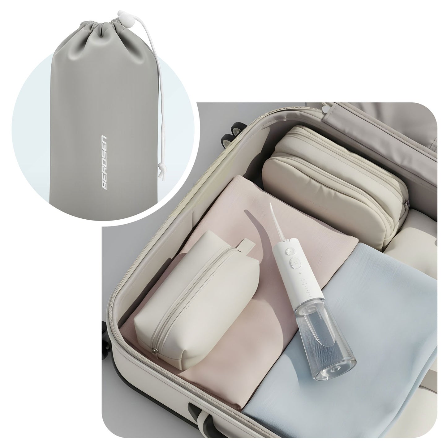 Cordless Dental Water Flosser, 5 Modes, 300ml Tank