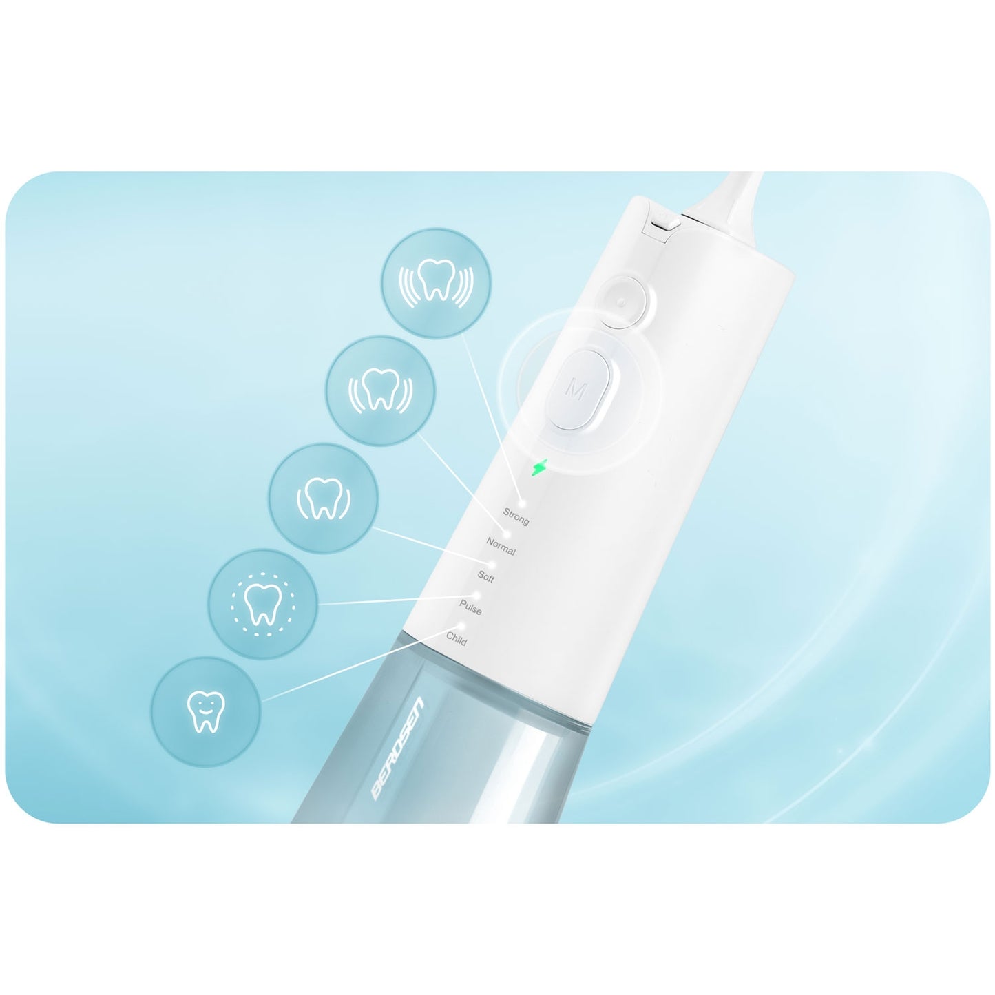 Cordless Dental Water Flosser, 5 Modes, 300ml Tank