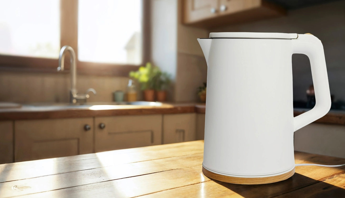 Cordless Electric Kettle 1.7L 1500W Travel-Friendly