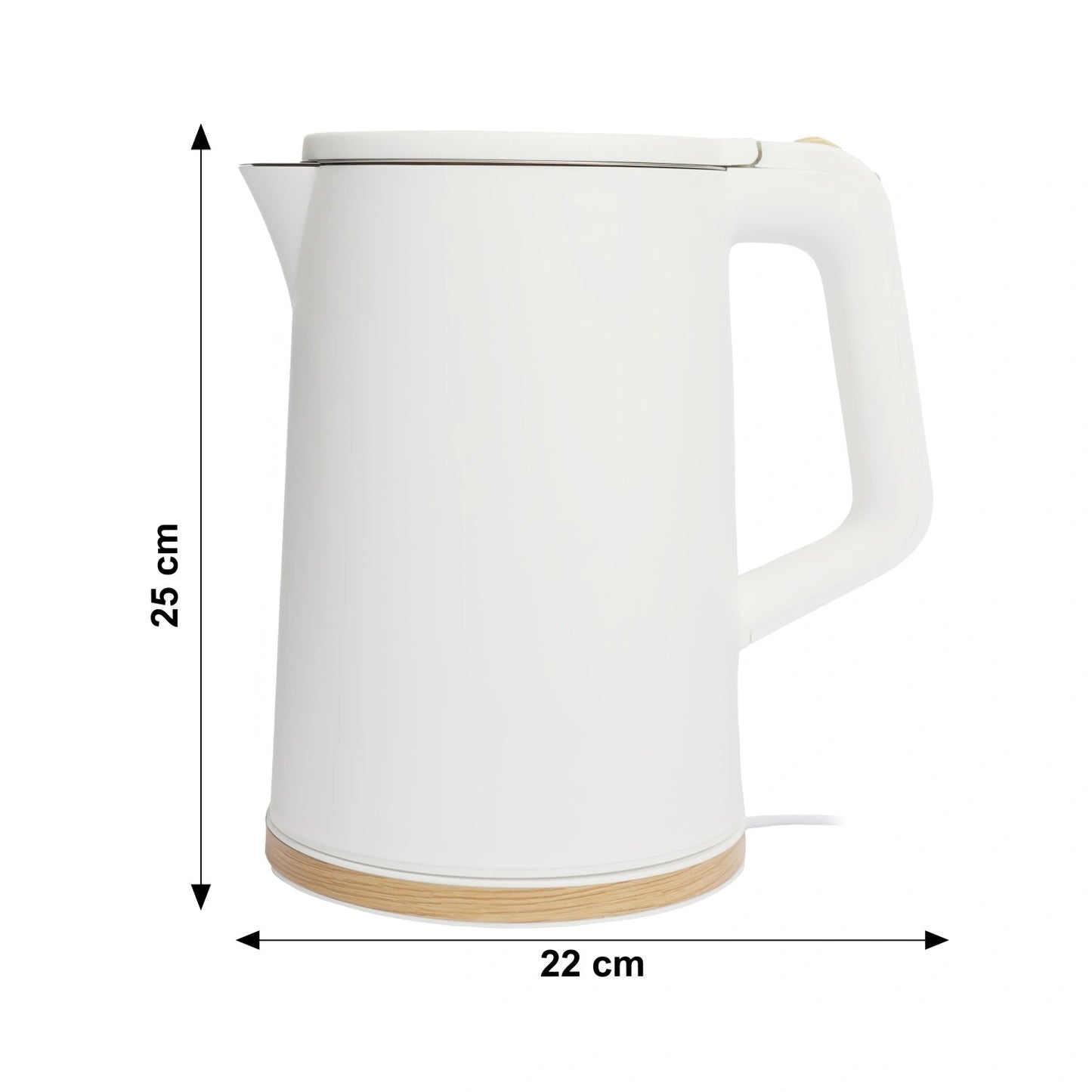 Cordless Electric Kettle 1.7L 1500W Travel-Friendly