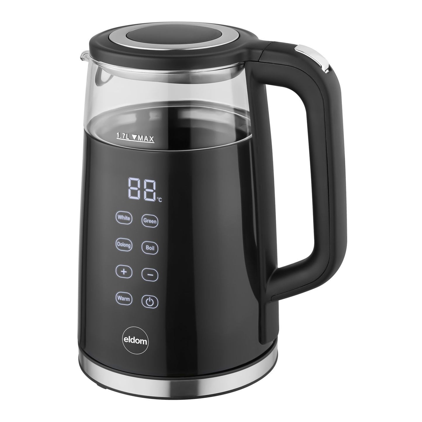 Cordless Electric Kettle 1.7L, 2200W, Temp Control
