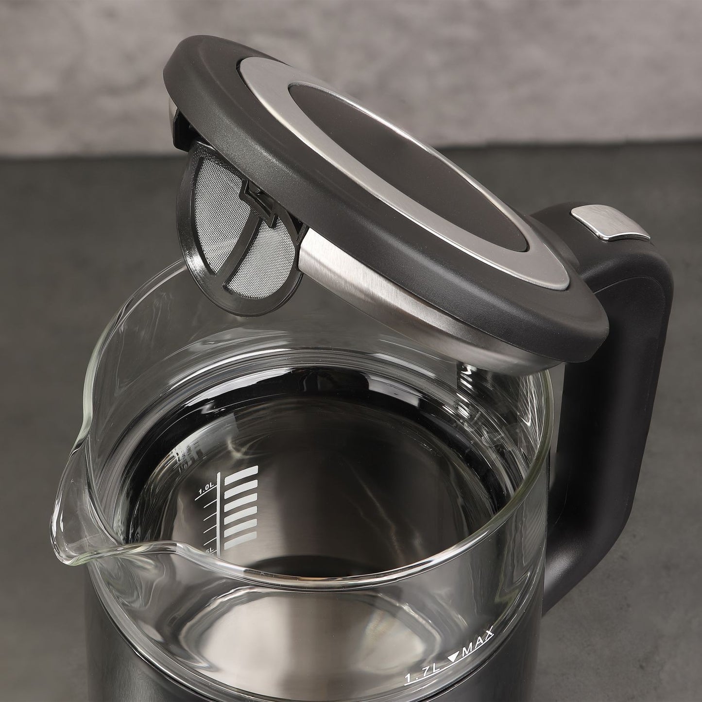 Cordless Electric Kettle 1.7L, 2200W, Temp Control